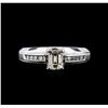 Image 1 : 0.75ctw Diamond Ring - Platinum