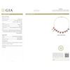 Image 6 : 14KT White Gold GIA Certified 12.20ctw Ruby and Diamond Necklace