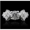 Image 1 : Platinum 2.62ctw Diamond Ring