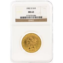 1902-S NGC MS63 $10 Liberty Head Eagle Coin