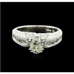 18KT White Gold 1.27ctw Diamond Ring