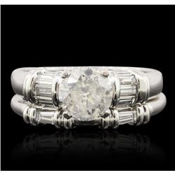 Platinum 2.00ctw Diamond Ring Wedding Set