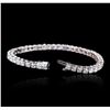 Image 6 : 14KT White Gold 9.25ctw Diamond Tennis Bracelet