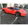 Image 2 : 2010 Red Ferrari 458