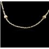 Image 2 : 14KT Yellow Gold 22.02ctw Rough Diamond Necklace