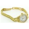 Image 4 : Rolex President 18KT Gold Diamond and Emerald Ladies Watch