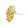 Image 3 : Tiffany & Co. 18KT Yellow Gold 0.74ctw Sapphire and Diamond Brooch