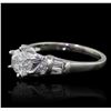 Image 2 : 14KT White Gold 1.53ctw Diamond Ring