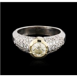 14KT Two-Tone Gold 1.58ctw Diamond Ring