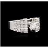 Image 2 : 18KT White Gold 1.54ctw Diamond Ring