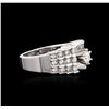 Image 3 : 18KT White Gold 1.54ctw Diamond Ring