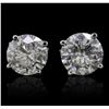 Image 1 : 14KT White Gold 3.25ctw Diamond Earrings