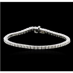 14KT White Gold 3.71ctw Diamond Tennis Bracelet