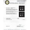 Image 3 : 14KT White Gold 1.24ctw Diamond Earrings