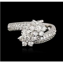 14KT White Gold 1.10ctw Diamond Ring