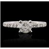 Image 1 : 14KT White Gold 1.10ctw Diamond Ring