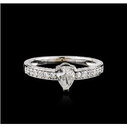 14KT White Gold .74ct Diamond Ring