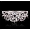 Image 1 : 18KT White Gold 1.93ctw Diamond Ring
