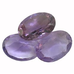 31.66ctw Oval Mixed Amethyst Parcel