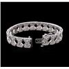 Image 3 : 14KT White Gold 2.18ctw Diamond Bracelet