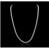 Image 2 : 14KT Yellow Gold 8.35ctw Diamond Necklace
