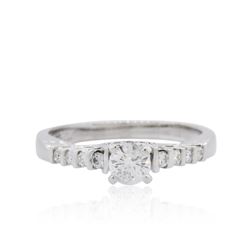 14KT White Gold 0.55ctw Diamond Ring