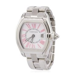 Stainless Steel Cartier LadyRoadster Ladies Watch