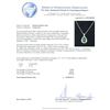 Image 3 : 14KT White Gold 3.20ct Emerald and Diamond Pendant With Chain