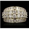 Image 1 : 14KT Yellow Gold 3.00ctw Diamond Ring