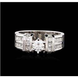 14KT White Gold 1.45ctw Diamond Ring