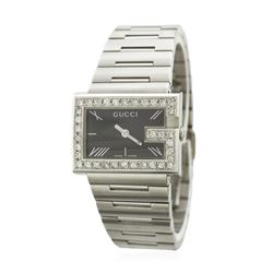 Stainless Steel Diamond Gucci Ladies Watch