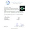 Image 3 : 14KT White Gold 2.07ct Emerald and Diamond Ring
