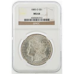 1885-O NGC MS64 Morgan Silver Dollar