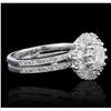 Image 2 : 14KT White Gold 2.76ctw Diamond Ring
