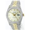 Image 1 : Rolex Two-Tone 1.20ctw Diamond DateJust Men's Watch