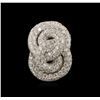 Image 1 : 1.75ctw Diamond Pendant - 18KT White Gold