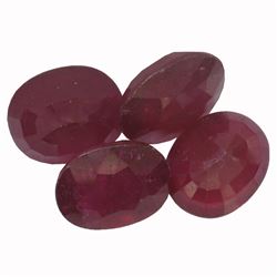 22.38ctw Oval Mixed Ruby Parcel