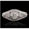 Image 1 : 18KT White Gold 2.19ctw Diamond Ring