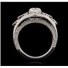 Image 3 : 18KT White Gold 2.19ctw Diamond Ring