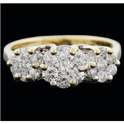 14KT Yellow Gold 1.25ctw Diamond Ring