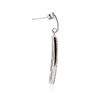 Image 2 : 14KT White Gold 1.09ctw Diamond Earrings