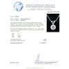 Image 3 : 14KT White Gold 1.08ct Diamond Pendant With Chain