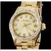 Image 1 : Rolex 18KT Yellow Gold Diamond Oyster Perpetual Ladies Watch