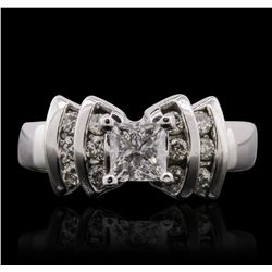 14KT White Gold 1.05ctw Diamond Ring