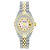 Image 1 : Rolex Two-Tone 1.00ctw Diamond and Ruby DateJust Ladies Watch