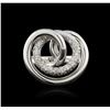 Image 1 : 14KT White Gold 0.28ctw Diamond Ring