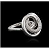 Image 2 : 14KT White Gold 0.28ctw Diamond Ring