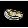 Image 2 : 14KT Two-Tone Gold 1.40ctw Diamond Ring