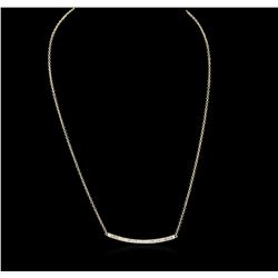 14KT Yellow Gold 0.84ctw Diamond Necklace