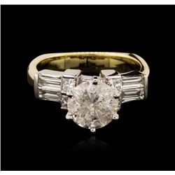 14KT Yellow Gold 2.18ctw Diamond Ring